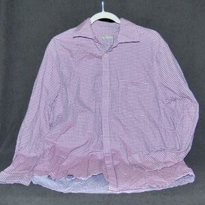 Michael Kors regular Fit Plaid Button Down Collared Shirt